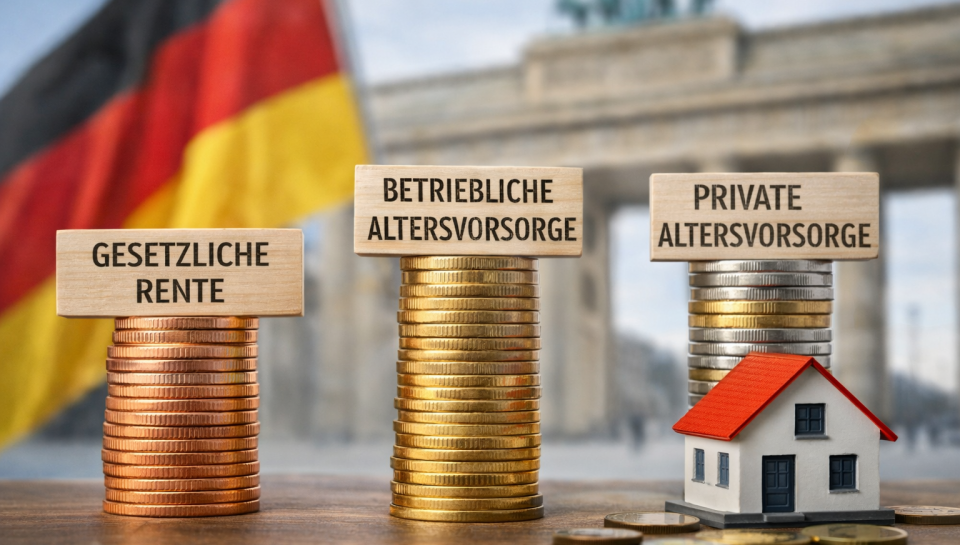 نحوه محاسبه حقوق بازنشستگی در آلمان و بررسی سه ستون بازنشستگی برای فارسی‌زبانان ساکن آلمان